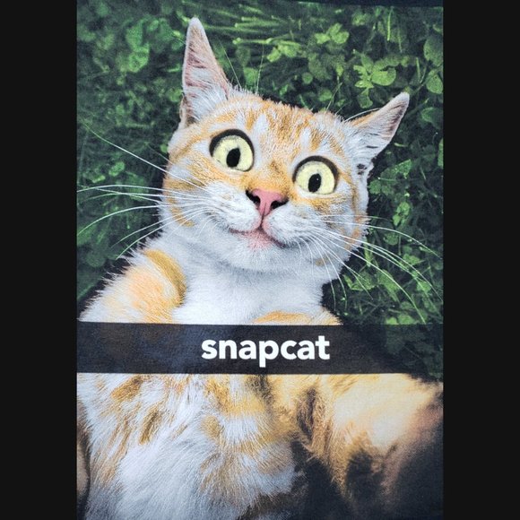 new Cat tee Selfie SNAPCAT Orange Tabby XXL 2X gift plus UNISEX - Picture 3 of 12